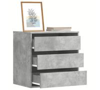 Vidaxl Corner Chest Of Drawers Concrete Grey 60X41X58 Cm Engineered Wood