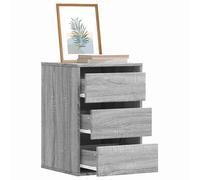 vidaXL Corner Chest of Drawers Grey Sonoma 40x41x58 cm Engineered Wood
