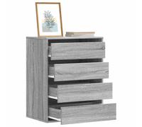 vidaXL Corner Chest of Drawers Grey Sonoma 60x41x76 cm Engineered Wood