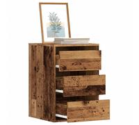 vidaXL Corner Chest of Drawers Old Wood 40x41x58 cm Engineered Wood