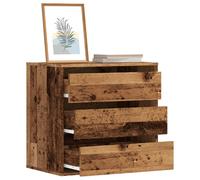 Corner Chest of Drawers Storage Drawer Side Cabinet Engineered Wood vidaXL