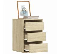 Corner Chest of Drawers Storage Drawer Side Cabinet Engineered Wood vidaXL