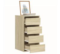 vidaXL Corner Chest of Drawers Sonoma Oak 40x41x76 cm Engineered Wood
