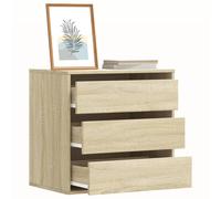 vidaXL Corner Chest of Drawers Sonoma Oak 60x41x58 cm Engineered Wood
