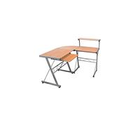 vidaXL Corner Computer Desk Home Office Furniture Working Table Workstation Computer Stand Table L-shaped Gaming Corner Desk Brown Engineered Wood