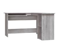 Vidaxl Corner Desk Grey Sonoma 120X140X75 Cm Engineered Wood Corner Desks