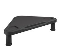 vidaXL Corner Monitor Stand Black 49x28x10.5 cm