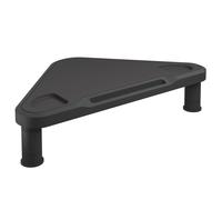 vidaXL Corner Monitor Stand Black Screen Riser Desk Mount
