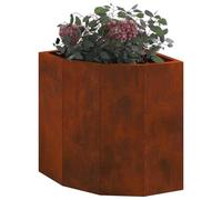 vidaXL Corner Planter Rusty 30 x 30 x 35 cm Weathering steel