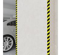 vidaXL Corner Protectors 2 pcs Yellow&Black 4x3x100 cm PU