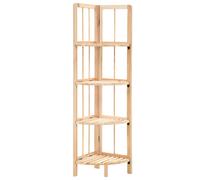vidaXL Corner Shelf Cedar Wood 27x27x110 cm