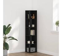 Corner Cabinet Rack Standing Shelf Storage Cabinet Engineered Wood vidaXL