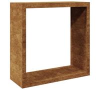 vidaXL Corten Steel Firewood Rack - Durable Log Store Holder - Weather-Resistant Fireplace Wood Organizer - Log Burner Accessory - 100x40x100 cm