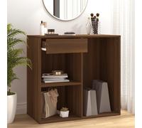 vidaXL Cosmetic Cabinet Brown Oak 80x40x75 cm Engineered Wood