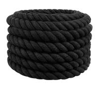 vidaXL Cotton Rope 50 m 30 Black 100% Cotton