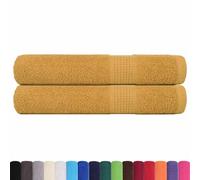 (gold, 100 x 200 cm) vidaXL Towels Kitchen Tea Towel Dish Towel Wash Towel 360 gsm 100% Cotton