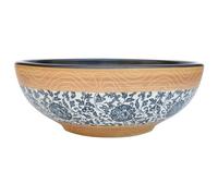 vidaXL Countertop Basin - Multicolour, Chic Ceramic Bathroom Sink, Unique Handmade, Easy to Clean, Scratch & Stain-, Above-Counter Installation
