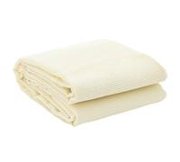 vidaXL Cream Camping Floor Mat 3x2.5m - UV-Resistant Polyester Ground Sheet, Skid-Resistant, Foldable for Travel, Outdoor & Indoor Use