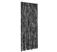 vidaXL Insect Curtain Anthracite - 90x200 cm Chenille Fly Screen for Doorways, Mosquito & Bug Protection, Easy Pass-Thru, Waterproof Privacy Screen