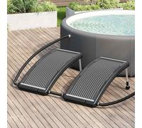 vidaXL Curved Pool Solar Heating Panels 2 pcs 110x65 cm