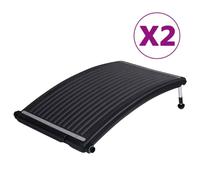 vidaXL Curved Pool Solar Heating Panels 2 pcs 110x65 cm UK HOT