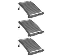vidaXL Curved Pool Solar Heating Panels 3 pcs 72.5x46 cm