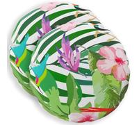 vidaXL Cushion Cover 2 pcs HEERLEN Black Ø 50 cm Polyester, Cushion Upgrade, Indoor Accessories, Polyester Decor, Decorative Textiles, Throw Pillow Cover, Home Design