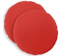 vidaXL Cushion Cover 2 pcs HEERLEN Red Ø 50 cm Polyester, Cushion Upgrade, Indoor Accessories, Polyester Decor, Decorative Textiles, Throw Pillow Cover, Home Design