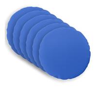 vidaXL Cushion Cover 6 pcs HEERLEN Royal Blue Ø 30 cm Polyester, Cushion Upgrade, Indoor Accessories, Polyester Decor, Decorative Textiles, Throw Pillow Cover, Home Design
