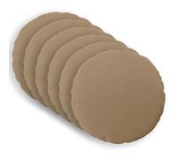 vidaXL Cushion Cover 6 pcs HEERLEN Taupe Ø 30 cm Polyester, Cushion Upgrade, Indoor Accessories, Polyester Decor, Decorative Textiles, Throw Pillow Cover, Home Design