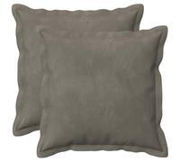 vidaXL Cushion with Pillow HOUTEN 2 pcs Light Grey Velvet