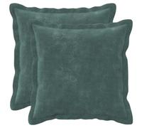 vidaXL Cushion with Pillow HOUTEN 2 pcs Sea Blue Microfiber Fleece