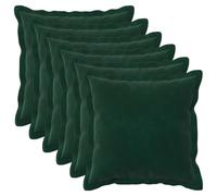 vidaXL Cushion with Pillow HOUTEN 6 pcs Dark Green Velvet