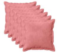 vidaXL Cushion with Pillow HOUTEN 6 pcs Pink Velvet