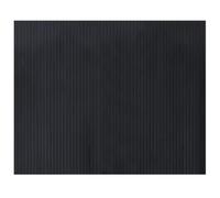 vidaXL Rug Rectangular Bamboo - Black 80x100 cm, Anti-slip, Easy-clean