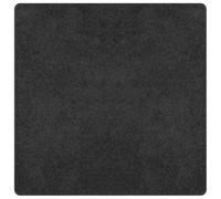 vidaXL dark grey polyester area rug 200x200 cm square indoor modern design