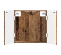 vidaXL Dartboard Cabinet DELFT Old Wood 52.5 x 10.5 x 53.5 cm, Modern, Moisture-Resistant Dartboard Cabinet, Space-Saving Indoor Game Accessory, Engineered Wood Storage Solution