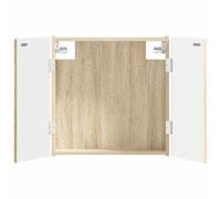 vidaXL Dartboard Cabinet DELFT Sonoma Oak 52.5 x 10.5 x 53.5 cm, Modern, Moisture-Resistant Dartboard Cabinet, Space-Saving Indoor Game Accessory, Engineered Wood Storage Solution