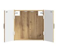 vidaXL Dartboard Cabinet HOORN Artisan Oak 52.5 x 10.5 x 53.5 cm, Modern, Moisture-Resistant Dartboard Cabinet, Compact Storage for Game Room, Engineered Wood, Reversible Door, Stylish Design
