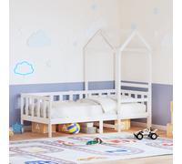 Day Bed with Roof Sofa Bed Chair Guest Bed Daybed Couch Solid Wood Pine vidaXL