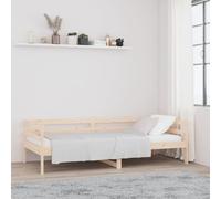 vidaXL Solid Wood Pine Day Bed 80x200 cm Wooden Guest Sofa Bed Daybed Couch