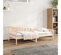 vidaXL Day Bed without Mattress 90x190 cm Single Solid Wood Pine