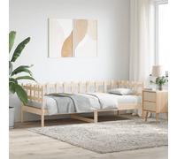 (natural, 90 x 200 cm) vidaXL Day Bed Bedroom Sofa Bed Guest Bed Frame Daybed Couch Solid Wood Pine