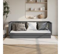 (Grey, 80 x 200 cm) vidaXL Solid Wood Pine Day Bed Wooden Sofa Occasional Bed Multi Colours/Sizes