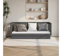 (Grey, 90 x 190 cm) vidaXL Solid Wood Pine Day Bed Wooden Sofa Occasional Bed Multi Colours/Sizes