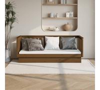 (Honey brown, 75 x 190 cm) vidaXL Solid Wood Pine Day Bed Wooden Sofa Occasional Bed Multi Colours/Sizes