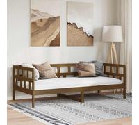 (honey brown, 80 x 200 cm) vidaXL Day Bed Guest Sofa Occasional Sofa Bed Daybed Couch Solid Wood Pine