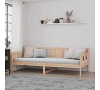 vidaXL Day Bed without Mattress Solid Wood Pine 90x200 cm