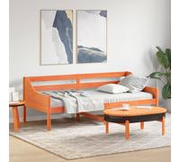 vidaXL Day Bed without Mattress Wax Brown 80x200 cm Solid Wood Pine