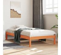vidaXL Day Bed without Mattress Wax Brown 90x200 cm Solid Wood Pine